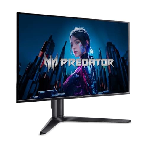 acer Predator 27" Gaming Monitor | WQHD 2560 x 1440 OLED | AMD FreeSync Premium Pro | 280Hz | 0.03ms (G to G) | VESA DisplayHDR True Black 400 | Display Port 1.4 & 2 x HDMI 2.1 | X27U Z1bmiiprx 7