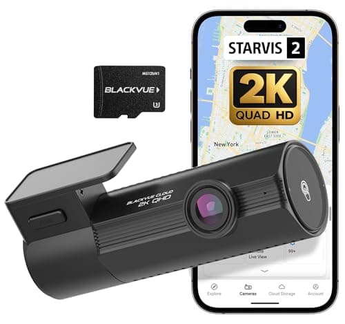 BlackVue Elite 8-1CH 64GB Dash Cam – 2K QHD Front Camera with STARVIS 2 Sensor, HDR, Smart Parking Mode, Power Saving, Event Detection, GPS, G-Sensor, USB-C Installation