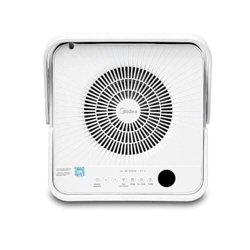 Midea Cube 50 Pint Dehumidifier for Basement and Rooms at Home for up to 4,500 Sq. Ft., Smart Control, Compatible with Alexa (White), Drain Hose Included 6