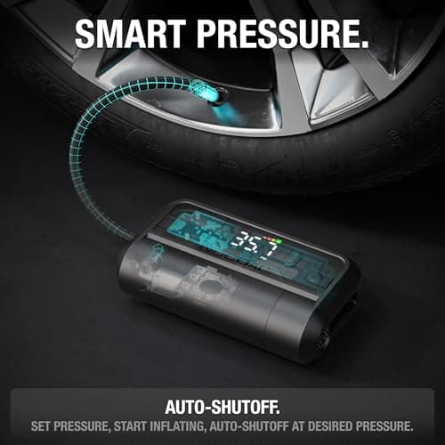 NOCO Air AL5: Cordless Tire Inflator – Portable Rechargeable Air Compressor with USB-C – 17 LPM Inflates 0–40 PSI in 7 Minutes – Digital Gauge + Auto-Shutoff – For Tires up to 31-Inches 5