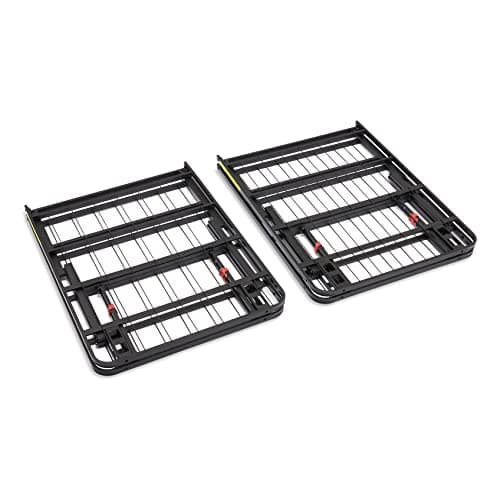 Amazon Basics Bed Frame with Storage, Foldable Metal Platform, Sturdy Steel, No Box Spring Needed, 18 inches High, Tool-Free Setup, Full Size, Black 8