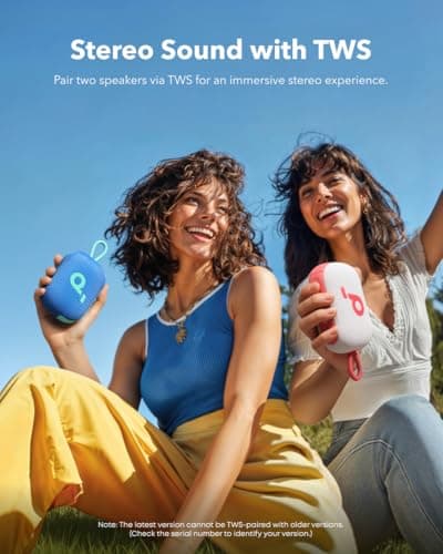 soundcore Select 4 Go Bluetooth Shower Speaker by Anker, IP67 Waterproof/Dustproof, Portable Wireless Speaker, 20H Playtime, Floatable, Powerful Sound, Electronics for Outdoors/Home/Office/Travel-Blue 6