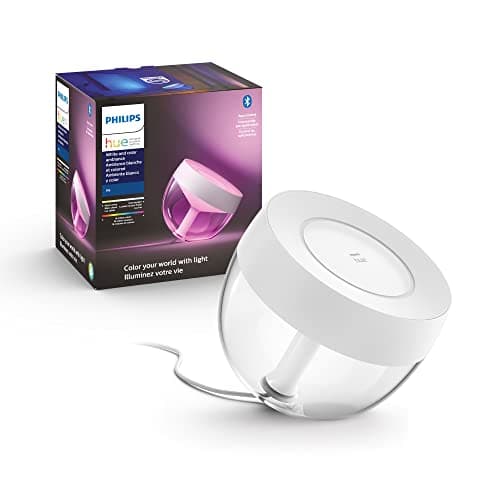 Philips Hue Iris Smart LED Table Lamp, White - White and Color Ambiance - 1 Pack - Control with Hue App - Works with Alexa, Google Assistant, and Apple Homekit