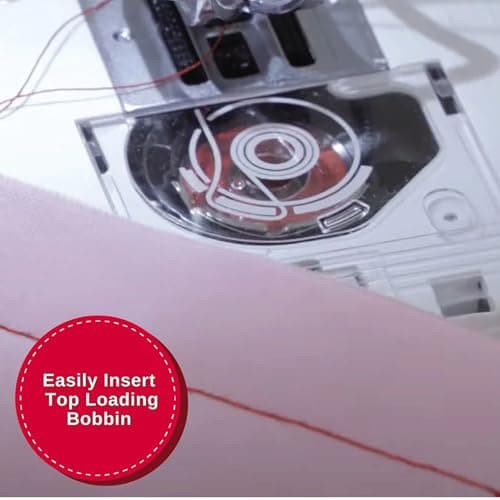 SINGER® M1000 Mending Machine (White) with Accessories | 4 Built in Stitches deliver 32 Stitch Applications | Compact, Lightweight, Portable | Great for Light to Medium Weight Fabrics & Repairs 6