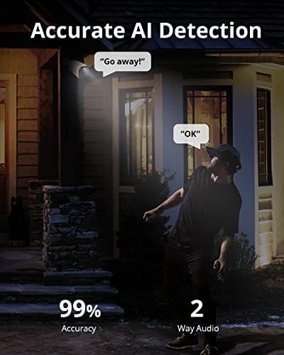 eufy Security 4G LTE Cellular Security Camera Wireless with 2K HD, Starlight Night Vision, Human Detection, GPS. Includes SIM Card and Built-in Local Storage. No Wi-Fi, Audio and Motion Alert 5