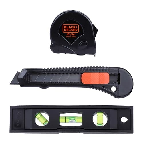 BLACK+DECKER 20V MAX Drill & Home Tool Kit, 34 Piece (BDCD120VA), Orange 11