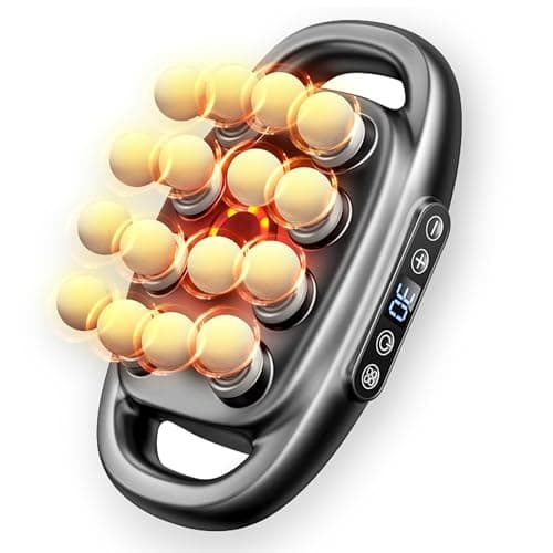 16 Head Massage Gun Deep Tissue - 2026 Upgrade 16-Drive Back Muscle Massager with 3 Modes & 30 Intensities, Portable Quiet Percussion Massager for Legs, Waist, Back, Neck, Buttocks Muscles Pain Relief