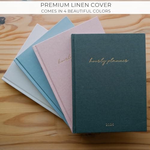 Beautiful 2025 Appointment Book Planner - Sturdy Linen Daily Planner & Weekly Calendar with Half Hourly Schedule Easily Keeps Track Of All Your Appointments - The Perfect Day by Day Organizer 7