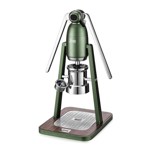 Bincoo Manual Espresso Maker Set - Hand Press Espresso Machine – 12Bar Pressure Profiling, Dual-Lever Manual Coffee Maker with Pre-Infusion, Portable for Custom Espresso Shots, Stainless Steel