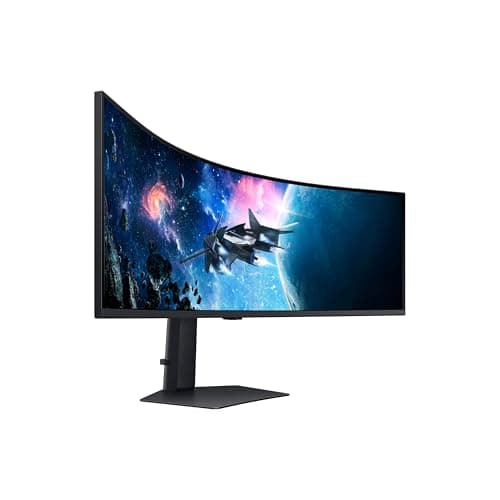 Samsung 49” Odyssey G9 Series DQHD 1000R Curved Gaming Monitor, 1ms(GtG), VESA DisplayHDR 1000, 240Hz, AMD FreeSync Premium Pro, Height Adjustable Stand, Ultrawide Screen, LS49CG954ENXZA, 2024 15