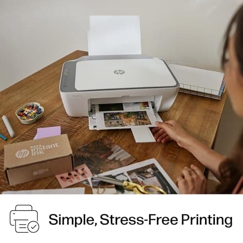 HP DeskJet 2855e Wireless All-in-One Color Inkjet Printer, Scanner, Copier, Best-for-home, 3 month Instant Ink trial included. This printer is only 2.4 ghz capable. (588S5A) 14