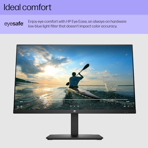 HP Series 3 27 inch FHD Monitor, Full HD Display (1920 x 1080), IPS Panel, 1300:1 Contrast Ratio, 250 Nits, Eye Ease with Eyesafe Certification, Black, 327se (2025) 4