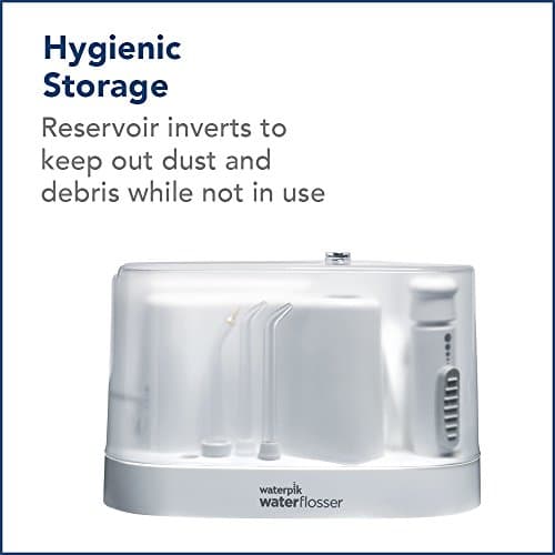 Waterpik Classic Professional Water Flosser, Electric Power With 6 Settings, 3 Flossing Tips, ADA Accepted, White WP-72 5