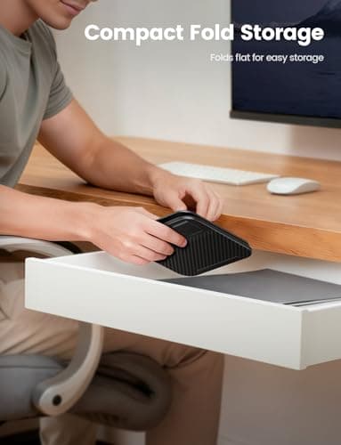 Lamicall Adjustable iPad Stand for Desk - [Ultra-Slim Foldable][360°Rotation] Tablet Stand with Heavy-Duty Base, Tablet Holder Gifts for 4.7-13" Devices, 2025 iPad Pro Air Mini, Kindle, iPhone 17 Pro 7