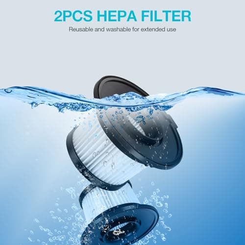 CAMXTOOL Handheld Cordless Vacuum Cleaner for Makita 18V Battery, Portable Wireless Power Vacuum Cleaner, 4 Multi Nozzle, 2 HEPA Filter, Lightweigt Vacuum for Home Pet Hair, Car (Battery NOT Include) 7