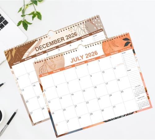 2026 Calendar - Wall Calendar 2026 from January 2026 - December 2026, 12 Months Calendars with Thick Paper, 11" x 14.5", Gold Leaf 7