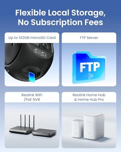 REOLINK 4K Wired WiFi Outdoor Security Camera, 8MP Dual Lens, 360 PTZ Camera, Auto Tracking, 2.4/5GHz Wi-Fi Smart Person/Vehicle/Animal Detection, 6X Hybrid Zoom, Color Night Vision, TrackMix WiFi 8