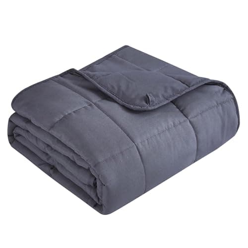 Topcee Weighted Blanket (20lbs 60"x80" Queen Size) Cooling Breathable Heavy Blanket Microfiber Material with Glass Beads Big Blanket for Adult All-Season Summer Fall Winter Soft Thick Comfort