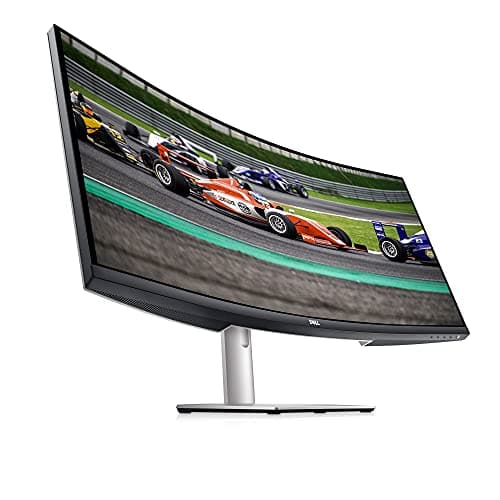 Dell S3422DW Curved Monitor - 34-inch WQHD (3440 x 1440) Display, 1800R Curved Screen, Built-in Dual 5W Speakers, 4ms Grey-to-Grey Response Time, 16.7 Million Colors - Silver 13
