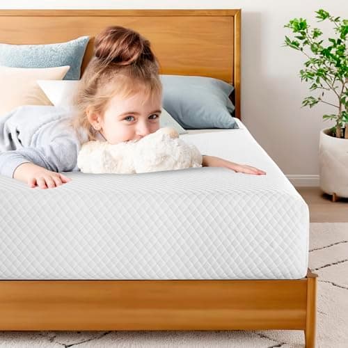 Planet Sleepings 6 Inch Queen Memory Foam Mattress for Cool Sleep Medium Firm Feel Zoned Pressure Relief Certified Safe Foams Removable Cover Bed in A Box