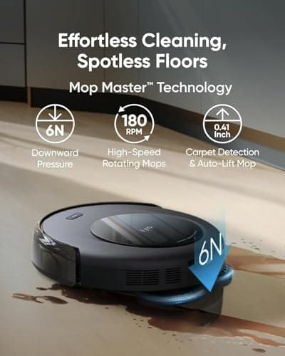 eufy Robot Vacuum Omni C20, Robot Vacuum and Mop Combo + Official RoboVac Hard Floor Cleaning Solution 5