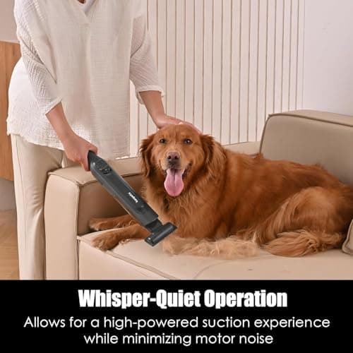 PROMOMO Handheld Vacuum Cordless, Lightweight 1.4lb with Powerful Suction, Charging Dock, Single Touch Empty and Detachable Dust Cup, Portable Mini Car Vac for Home Pet Car 6