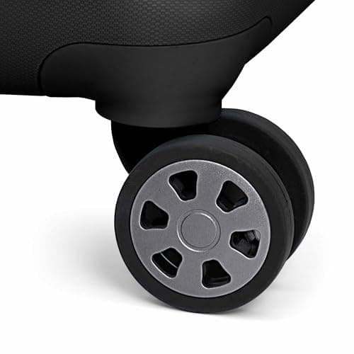 Traveler's Choice Pagosa Hardshell Expandable Luggage with Spinner Wheels, Black, 22-Inch Carry-on 12