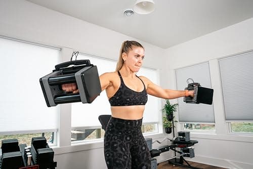 PowerBlock Elite EXP Adjustable Dumbbells, Sold in Pairs, Stage 1, 5-50 lb. Dumbbells, Durable Steel Build, Innovative Workout Equipment, All-in-One Dumbbells, Expandable with Expansion Kits 5