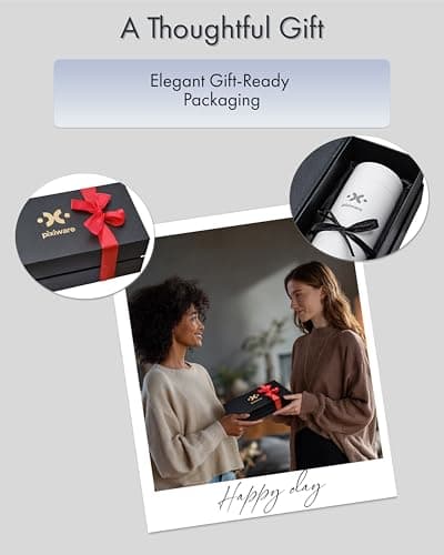 Pixiware Travel Kettle Twist Lid for Hot Water on the Go 450ml – Small Portable Mini Electric Kettle – 4 Smart Temp Presets – Auto Shut-Off – Leak-Resistant – Stainless Steel BPA-Free 304 9