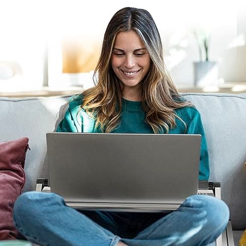 Uncaged Ergonomics Adjustable Book Holder, Tablet & Laptop Stand, Aluminum Portable Reading Stand for Textbooks & Cookbooks, Recipe Holder for Kitchen Counter, Silver 8