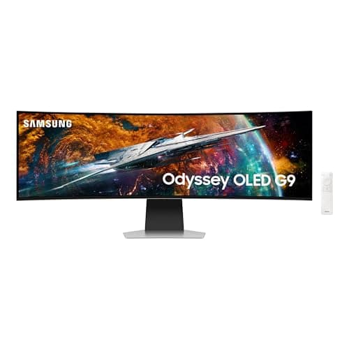 Samsung 49" Odyssey OLED G9 (G95SC) Curved Smart Gaming Monitor, QD-OLED, 240Hz, 0.03ms, FreeSync Premium Pro, G-Sync Compatible, Dual QHD, Neo Quantum Processor, LS49CG954SNXZA 21