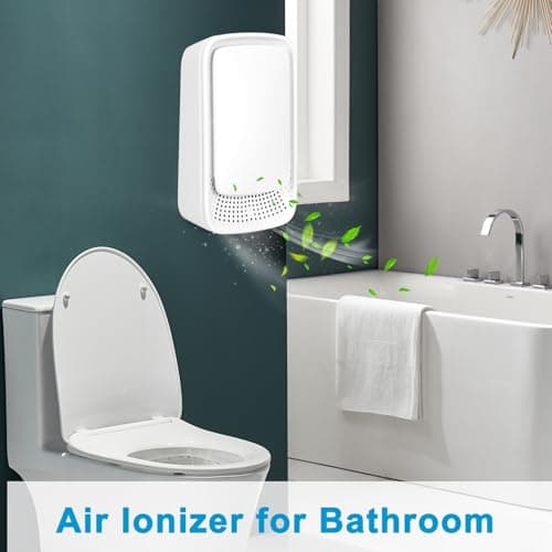 Air Ionizers for Home Plug in (2Pack),Air Ionizer Purifier for Home Quiet and Portable Air Purifier for Bedroom Pet Toilet Kitchen and Office(2pcs, white) 6