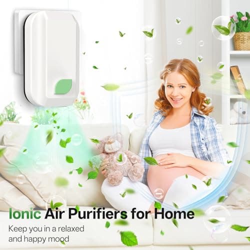 Limpin Plug In Air Ionizers-4Pack, Negative Ion Air Purifier for Home Quiet Operation Ionic Air Purifier for Bedroom Portable Air Cleaner for Office Living Room, kitchen, Bathroom,Pet Room (4Pack) 6