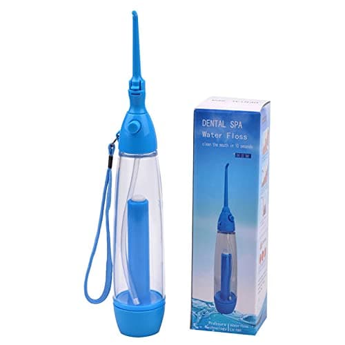 Portable Manual Water Dental Flosser – Non-Electric, Cordless Oral Irrigator with Air Pressure Technology, Easy to Use for Teeth Cleaning at Home & Travel