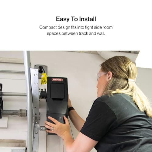 Genie 6072H-O Residential Wall Mounted Garage Door Opener, Black 9