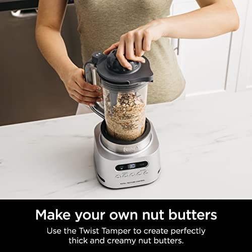 Ninja SS151 TWISTi Blender DUO, High-Speed 1600 WP Smoothie Maker & Nutrient Extractor* 5 Functions Smoothie, Spreads & More, smartTORQUE, 34-oz. Pitcher & (2) To-Go Cups, Gray 8