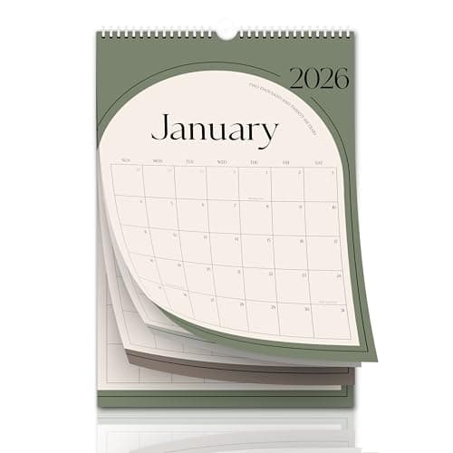 Aesthetic 2026-2027 Wall Calendar - 18 Monthly Calendar from January 2026 to June 2027, 14.5" x 10.5", Modern Vertical Wall Hanging Calendar for Organizing & Planning