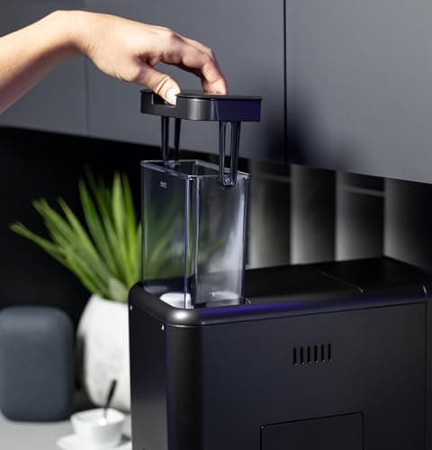 Profile GE Automatic Espresso Machine + Milk Frother | Brew in 90 Seconds | 20 Bar Pump Pressure for Balanced Extraction | Five Adjustable Grind Size Levels | WiFi Connected for Customization | Black 9