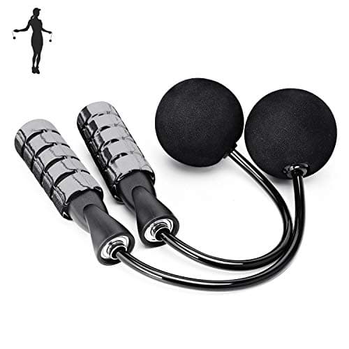 APLUGTEK Jump Rope, Training Ropeless Skipping Rope for Fitness, Adjustable Weighted Cordless Jump Rope for Men and Women