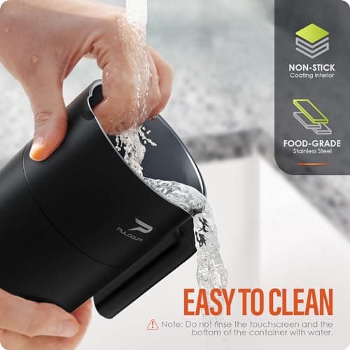 Milk Frother and Steamer 4 in 1 Automatic Coffee Steamer Frother, 11.8OZ / 350ML Warm and Cold Foam Frother for Coffee,Latte, Cappuccino, Macchiato, Hot Chocolate (Black) 5