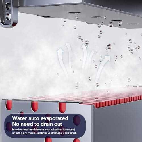 Humhold 14000 BTU Portable Air Conditioners with Heater, Remote Control, 4-in-1 Free Stand Smart Cooling AC Unit with Heating, Dehumidifier, Fan Mode for 550-700 sq.ft Room, Auto Swing,Timer, Black 7