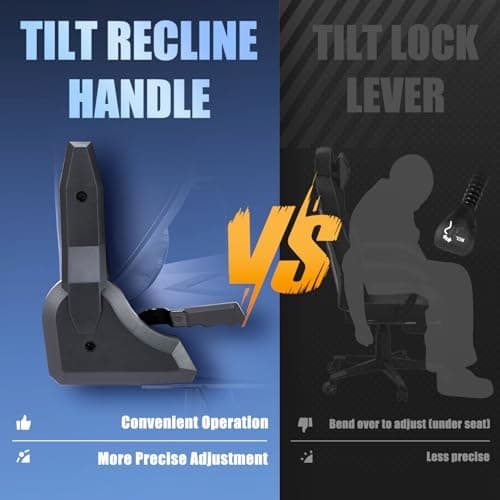 COLAMY Big and Tall Gaming Chair -Computer Gamer Chair, Ergonomic High Back PC Chair with Wide Seat for Adult Black 5