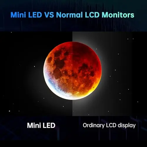 KTC 27 Inch 4K Mini LED Monitor, Fast IPS, HDR1000 160Hz 144Hz Gaming Monitor, Speakers, Type-C 90W, HDMI/DP/USB, Swivel/Height/Pivot/Tilt, VESA, Vertical Monitor for Gaming & PC 8