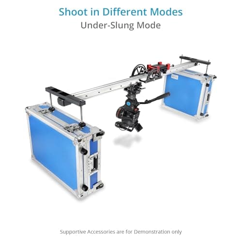 Proaim Cambird Pro 4-in-1 Gear. 6ft Video Camera Slider. Portable Mini Jib. Tower. Hi-hat .Vertical Payload - 10kg / 22lb. Horizontal Payload: 12kg / 26lb. (SL-CBPR-01) 8