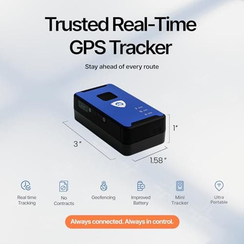 Brickhouse Car Trackers for Your Vehicle - Spark Nano 7 GPS Tracker with Magnetic Waterproof Case - Hidden Real-Time 4G LTE Vehicle Finder - GPS Tracking Device for Cars & More - Subscription Required 6