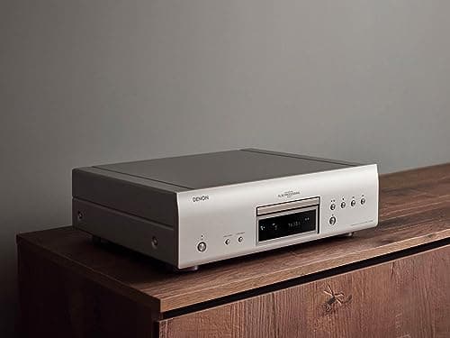 Denon DCD-1700NE SACD Player, CD Players for Home, Ultra-Precision 192 kHz/32 Bit D/A Converter, Vibration-Resistant Design, Supports DSD, FLAC, WAV Files, Pure Direct Mode, 2 Digital Outputs, Silver 8
