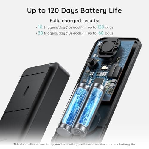 BOIFUN Video Doorbell Camera Wireless – No Subscription Required, 2K HD, 166° Wide View, HDR Night Vision, Motion Alerts, Two‑Way Audio & Battery Video Doorbell with Chime, 2.4 GHz Wi‑Fi Only 7