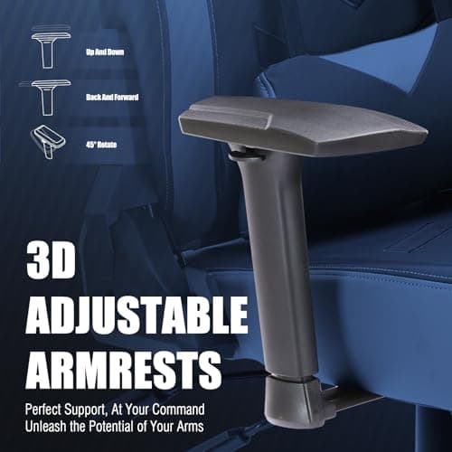 COLAMY Big and Tall Gaming Chair -Computer Gamer Chair, Ergonomic High Back PC Chair with Wide Seat for Adult Black 8