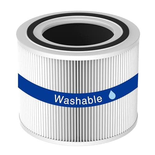Vegebe Core 300 𝐖𝐚𝐬𝐡𝐚𝐛𝐥𝐞 Replacement Filter for LEVOIT Core 300, Core 300S and Core 300-P Air Purifier, 3-in-1 H13 True HEPA Filter with High-Efficiency Activated Carbon for Core300-RF, 1 Pack