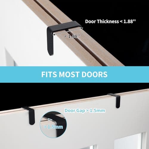 Fixwal 9-Tier Over the Door Pantry Organizer, Metal Hanging Spice Rack Storage Shelves with Adjustable Baskets for Kitchen, Black 7